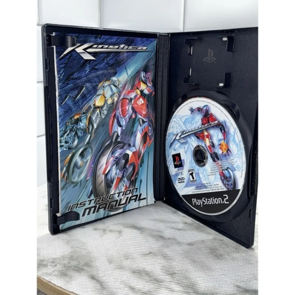 Kinetica Sony PlayStation 2 PS2 Racing Game Complete‎ CIB Untested